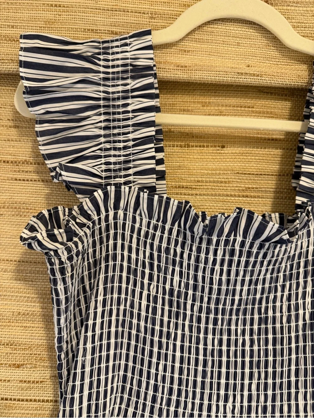 Hill House Home Ellie Maxi Nap Dress in Navy Stripe Large - Picture 8 of 9